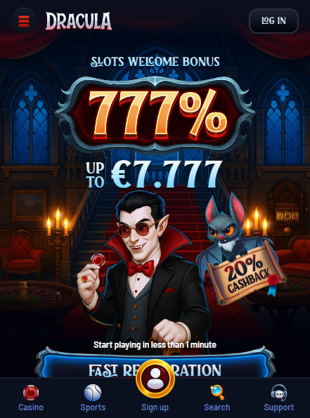 Dracula Casino Mobile screenshot